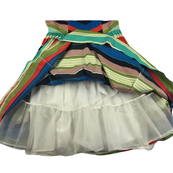 Anthro Tracy Reese Boardwalk Striped Sleeveless Silk Blend Dress - Picture 8 of 15